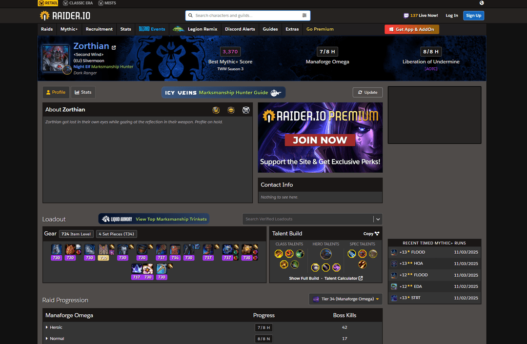 اکانت وارویتین مین هانتر فول GEAR