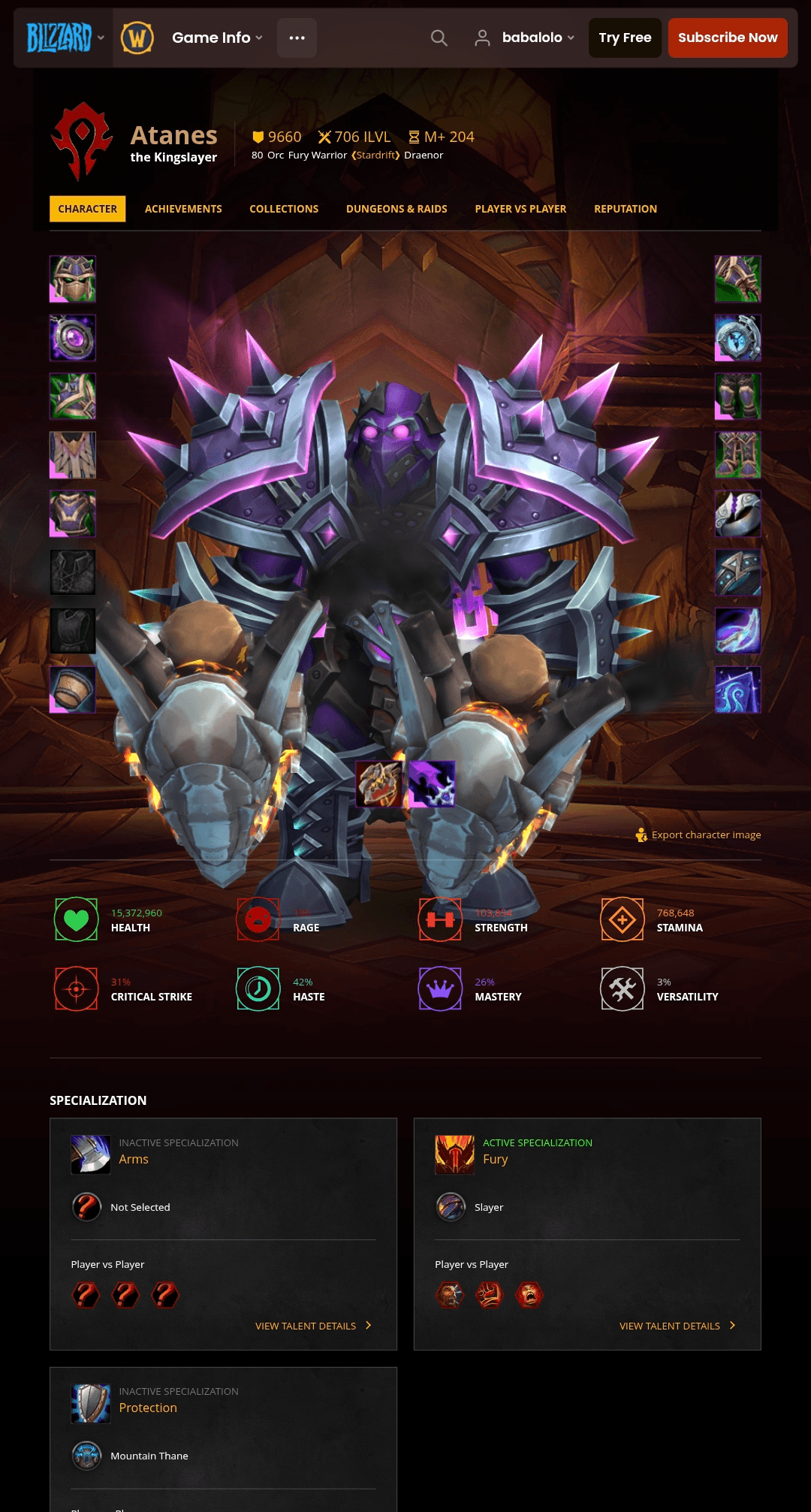 🔥 فروش اکانت World of Warcraft